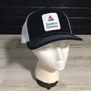Southern Company blue & white adjustable snap back ball cap.